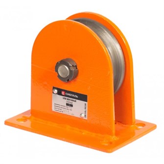 Блок монтажный опорный 0,5 т, D каната 7 - 9 мм БМО, СибТаль 17609