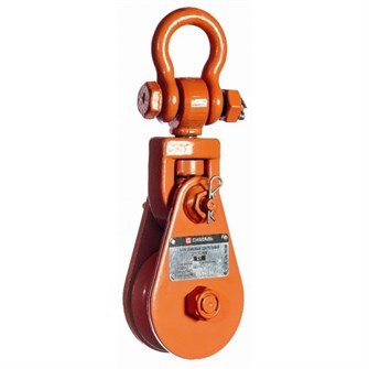 Блок шкивовый однорольный с проушиной 4 т, D каната 18 - 20 мм LS, СибТаль 17645