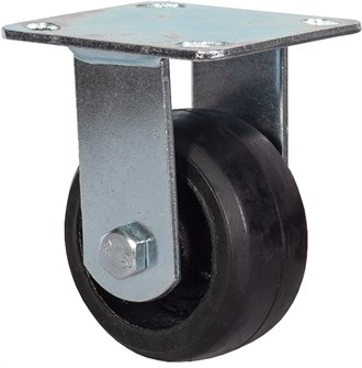 Колесо большегрузное неповоротное обрезиненное 125 мм - FCd 54 17893