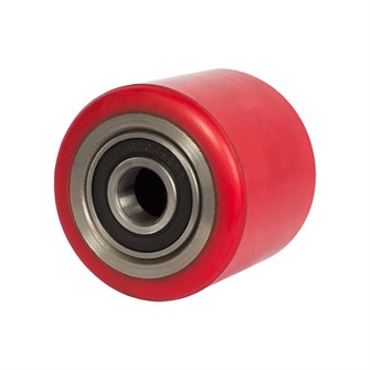 Ролик для гидравлических тележек с подшипниками, полиуретан, 70 х 60мм 21876