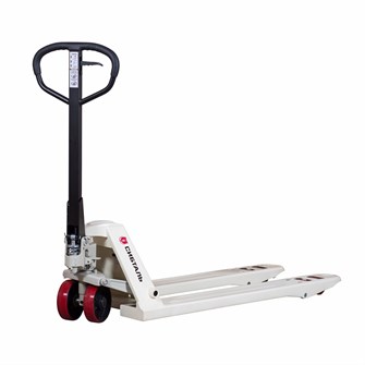 Гидравлическая тележка (рокла) ACR-P, 2,5 т, Вилы: 1150 X 550, СибТаль, полиуретановые колеса 21929