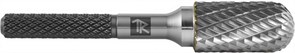 TRRBC10200665-2  Борфреза твердосплавная цилиндрическая с радиусным торцом, тип C, 10 мм, двойная насечка, в боксе 1217581954