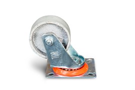 Колесо поворотное чугунное EM01 VKV 80 80 мм термостойкое 1024214