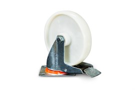 Колесо поворотное полипропилен SRCnb 80 200 мм с тормозом (N) 1024191