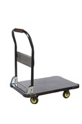 Тележка платформенная 600 кг TOR PH600 (720х470) со складной ручкой (пластиковые колеса 100 мм) 1024683