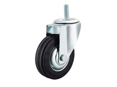 Колесо поворотное SCt 55 125 мм резина с болтом (F) 1027173