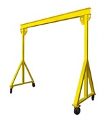 Мини-кран козловой TOR (МПУ) 1,0 т 3,7х5 м ручной 1048829