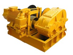 Лебедка электрическая 1000кг 120м с канатом 380В TOR ЛМ 1050984