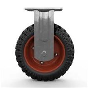 Колесо большегрузное неповоротное PF 160 150 мм резина с протектором (N) 1048778