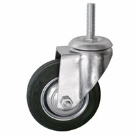 Колесо поворотное SCt 97 85 мм резина с болтом (F) 1046155