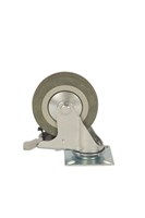Колесо аппаратное поворотное SCgb 42 100 мм с тормозом (F) 1003243