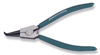 AG010011 Щипцы загнутые 90° для стопорных колец с ПВХ рукоятками, разжим, 180 мм, 19-60 мм 85691