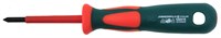 DV13P060 Отвертка стержневая крестовая диэлектрическая, PH0х60 мм 89065